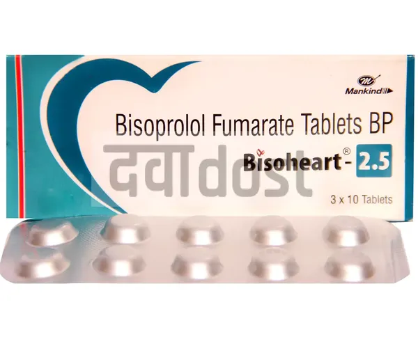 Bisoheart 2.5 Tablet 10s