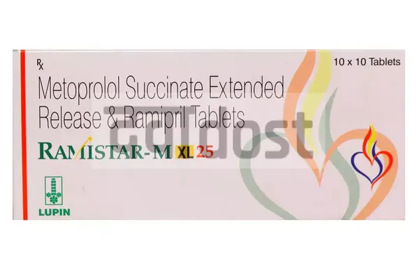 Ramistar M 25mg/2.5mg Tablet XL 10s