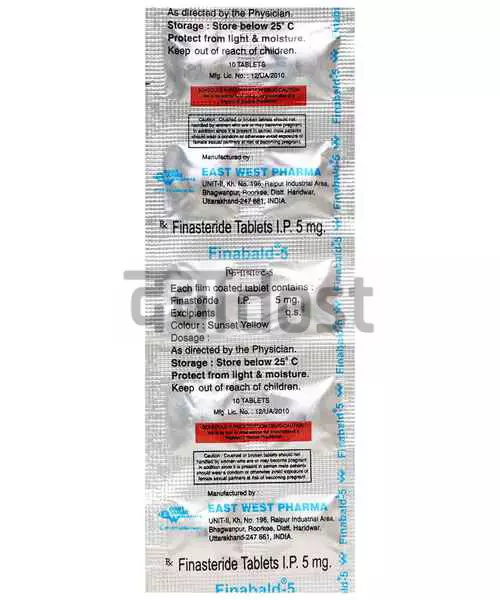 Finabald 5mg Tablet 10s
