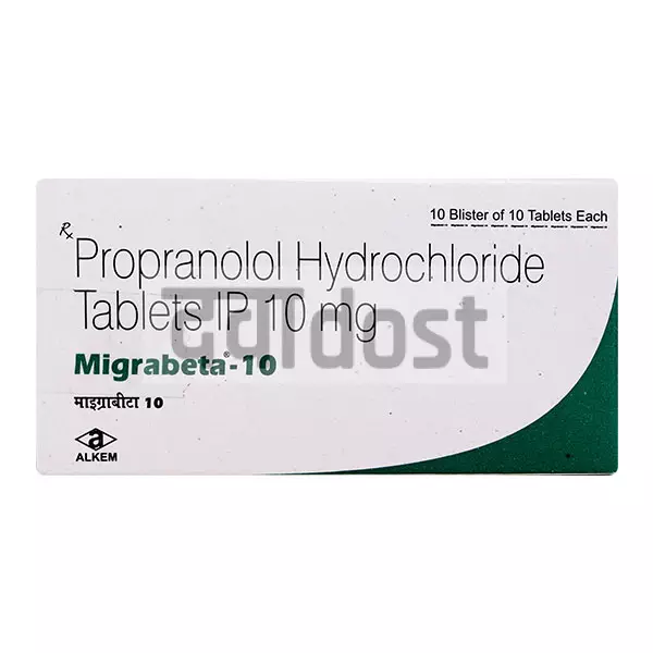 Migrabeta 10mg Tablet