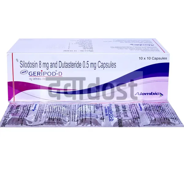 Geripod-D 8mg/0.5mg Capsule 10s