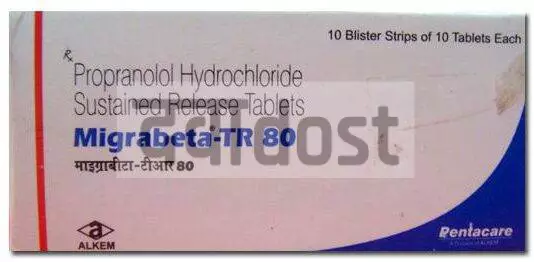 Migrabeta 80mg Capsule