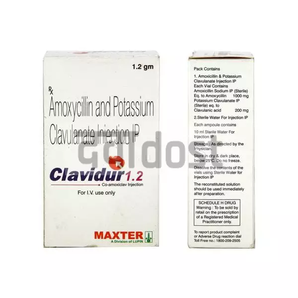 Clavidur 1.2gm Injection