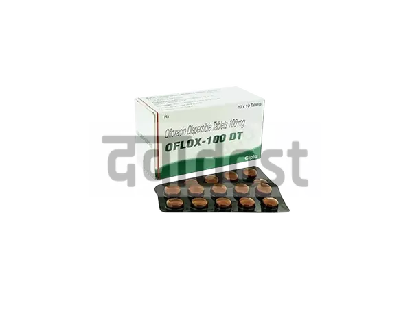 Oflox 100mg Tablet DT