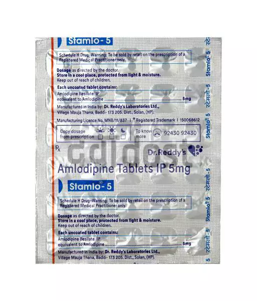 Stamlo 5mg Tablet 30s