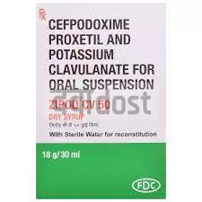 Zipod CV 50 mg/31.25 mg Dry Syrup 30ml