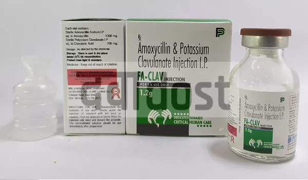 Fa Clav 1000mg/200mg Injection