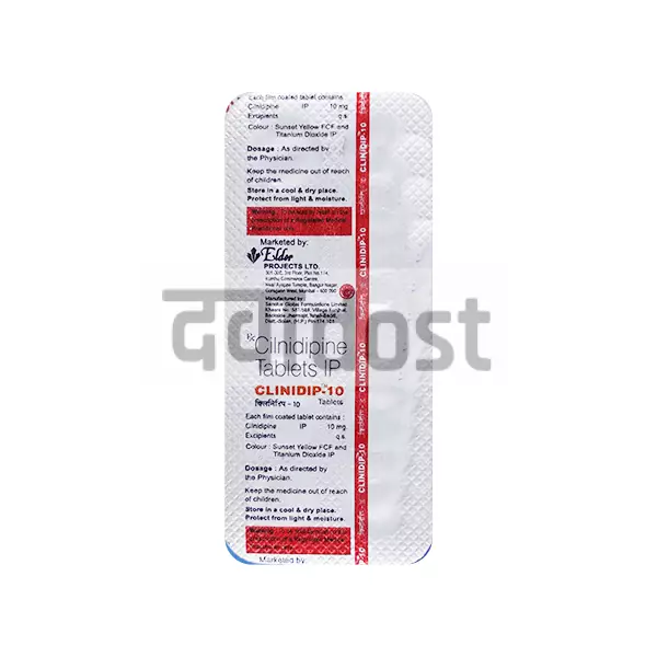 Clinidip 10mg Tablet 10s