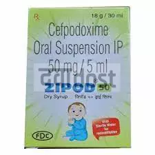 Zipod 50mg Dry Syrup 50ml