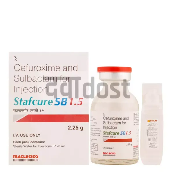 Stafcure SB 1500mg/750mg Injection 1s
