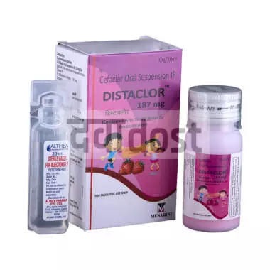 Distaclor 187mg Oral Suspension Strawberry