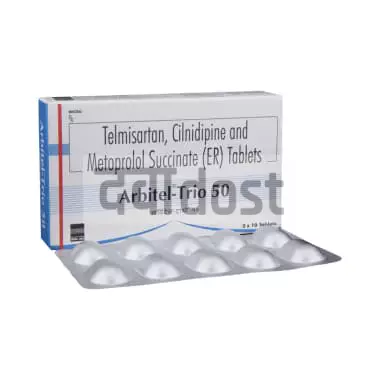 Arbitel-Trio 10mg/50mg/40mg Tablet ER 10s