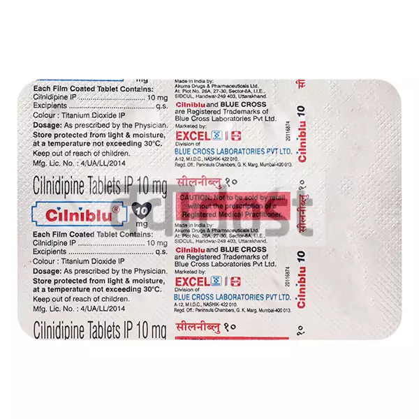 Cilniblu 10mg Tablet