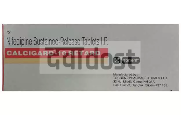 Calcigard 10 Retard Tablet SR