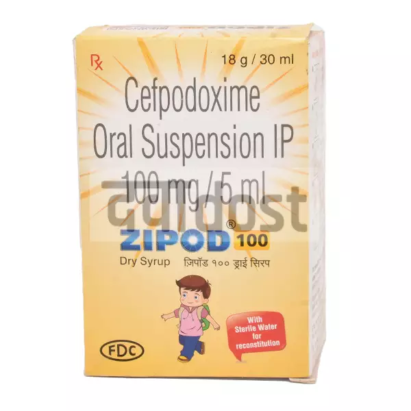 Zipod 100mg/5ml Dry Syrup 30ml