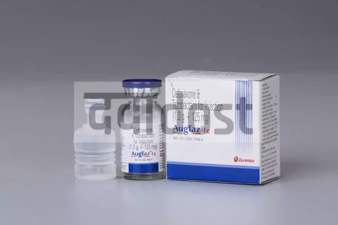 AUGTAZ 1000MG/125MG INJECTION