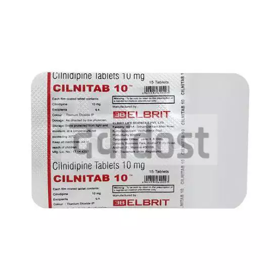 Cilnitab 10mg Tablet