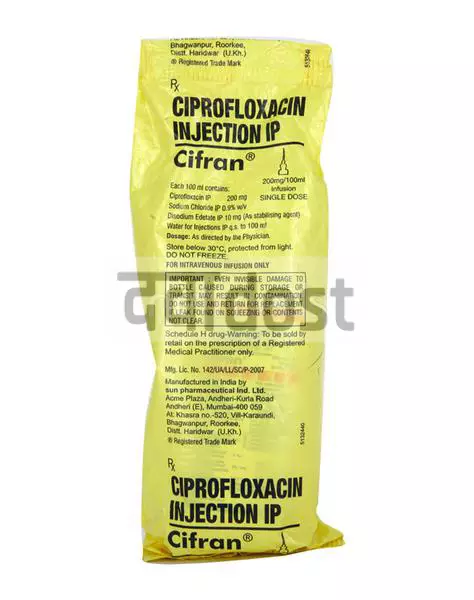 Cifran 200mg Infusion 100ml