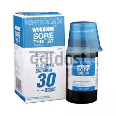 Wokadine Sore Throat Gargle