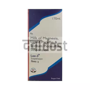 Lax 3 Oral Suspension Sugar Free