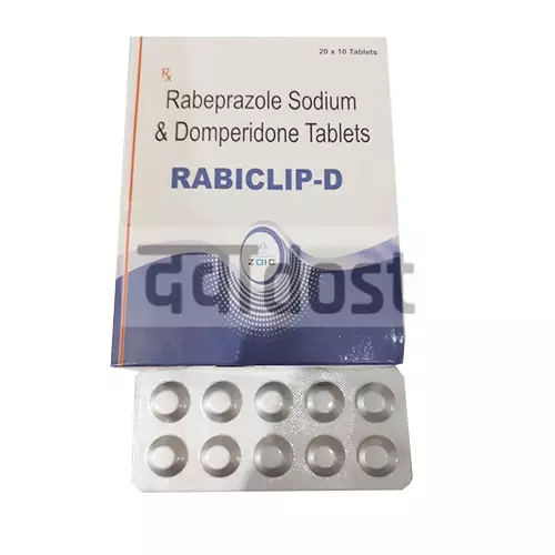 Rabiclip D 10mg/20mg Tablet