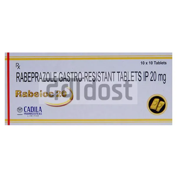 Rabeloc 20mg Tablet 10s