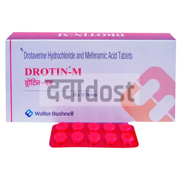 Drotin M 80mg/250mg Tablet 10s