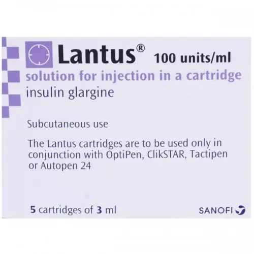 Lantus 100IU/ml Solution for Injection 3ml X 5s