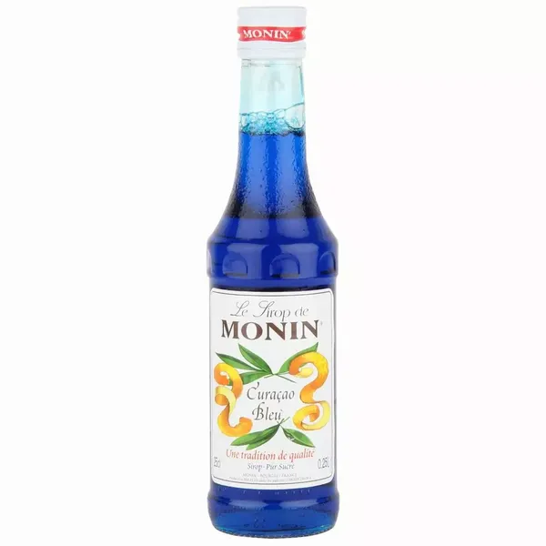 MONIN SYP BLUE CURACAO 250ML