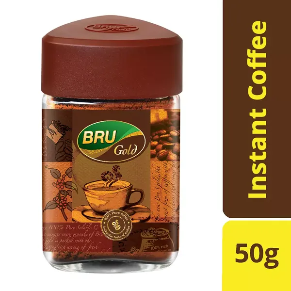 BRU COFFEE GOLD JAR 50GM
