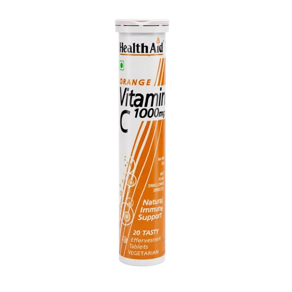 HEALTH AID VITAMIN-C 1000MG ORNG 20TAB