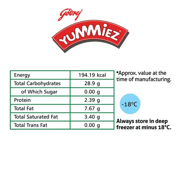 YUMMIEZ NUGGETS CHEESSE CORN 400GM