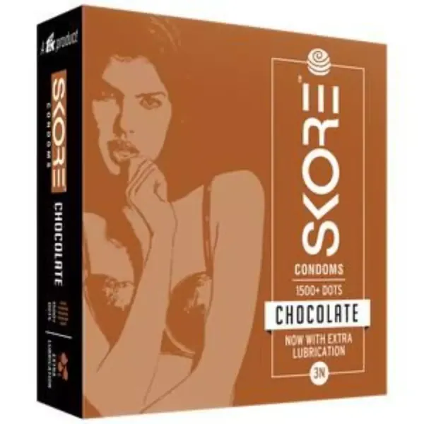 SKORE CONDOM CHOC 3PC