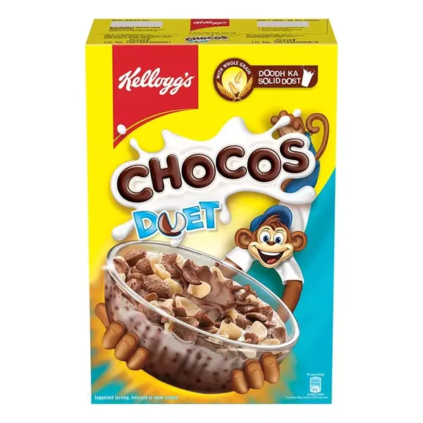 KELL CORNFLAKES CHOCO DUET 375GM