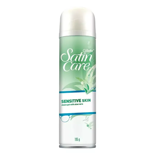 GILL SH/GEL SATIN CARE SENSITIVE 195ML