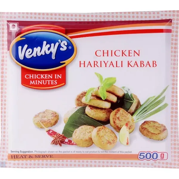 VENKYS CHI HARIYALI KABAB 500GM