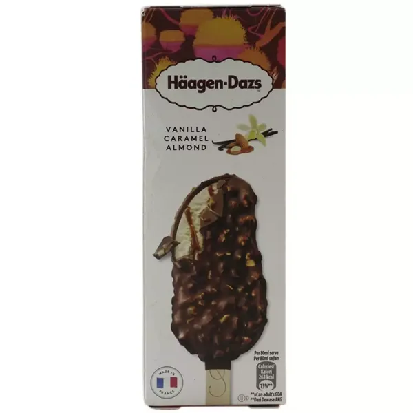 HAAGEN I/C VANILLA CARAMEL ALMOND STICK