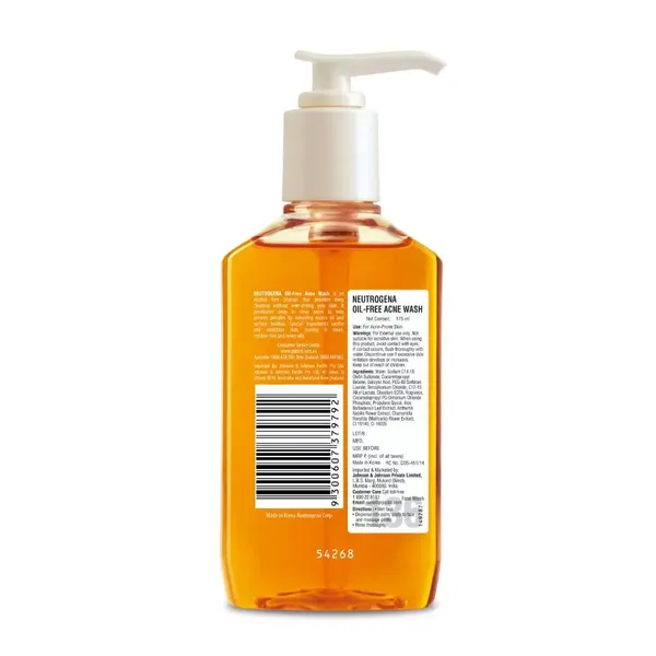 NEUT F/WASH OIL FREE ACNE 175ML