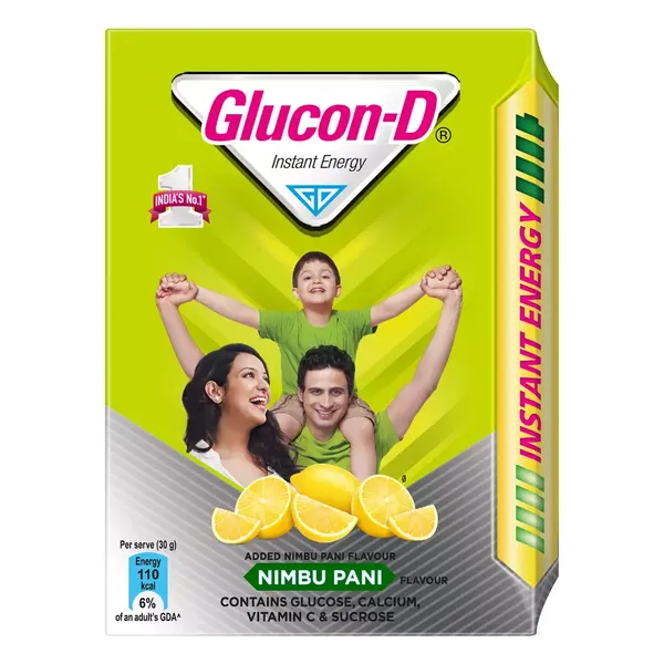 GLUCON D PWDR NIMBU PANI REF 200GM