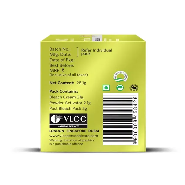 VLCC BLEACH HERBAL 27GM