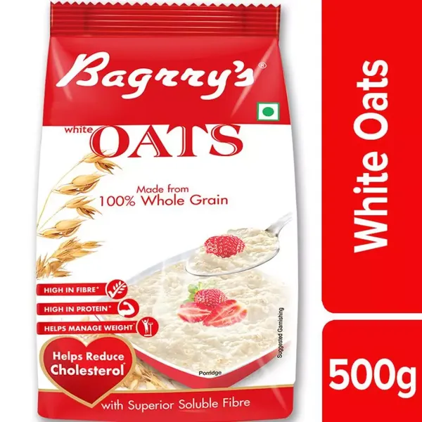 BAGR WHITE OATS REF 500GM