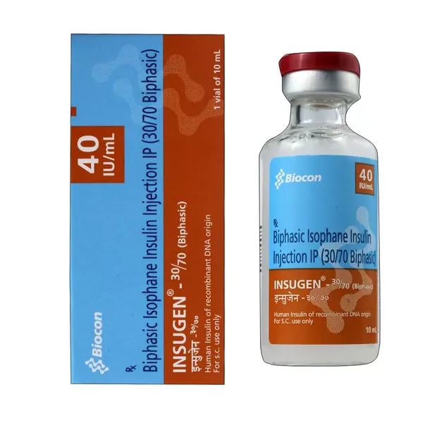 INSUGEN 30/70 40IU 10ML VIAL