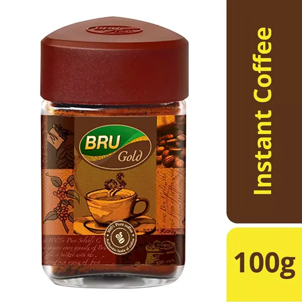 BRU COFFEE GOLD JAR 100GM