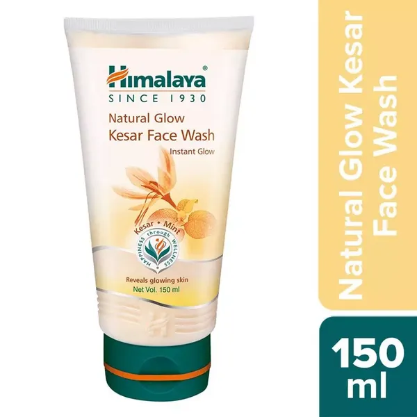 HIMA NATURAL GLOW KESAR F/WASH 150ML