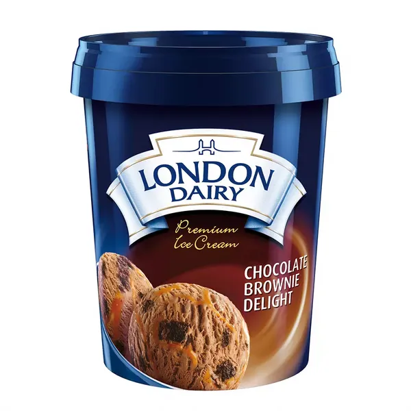 LOND I/C CHOCO BROWINE DELIGHT 500ML