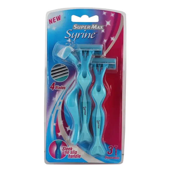 SUPERMAX RAZOR WOMEN SYRINE 3PC