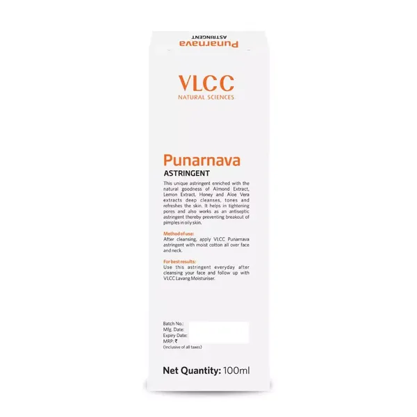 VLCC F/TONER ASTRINGENT PUNARNAVA 100ML