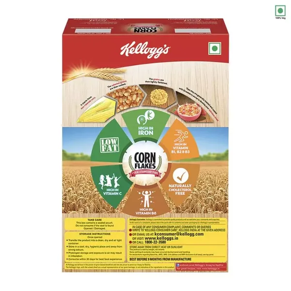 KELL CORNFLAKES STRAWBERRY 300GM