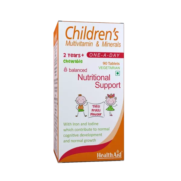 HEALTH AID CHILDRENS MULTI-VIT 90TAB