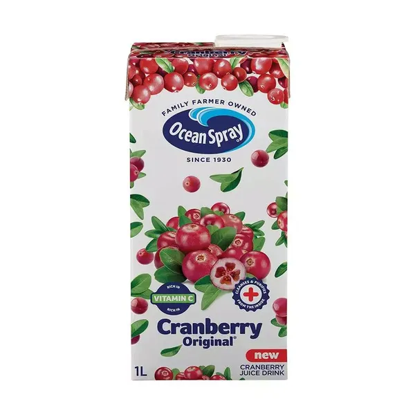 OCEAN SPRAY JUICE CRANBERRY 1LTR